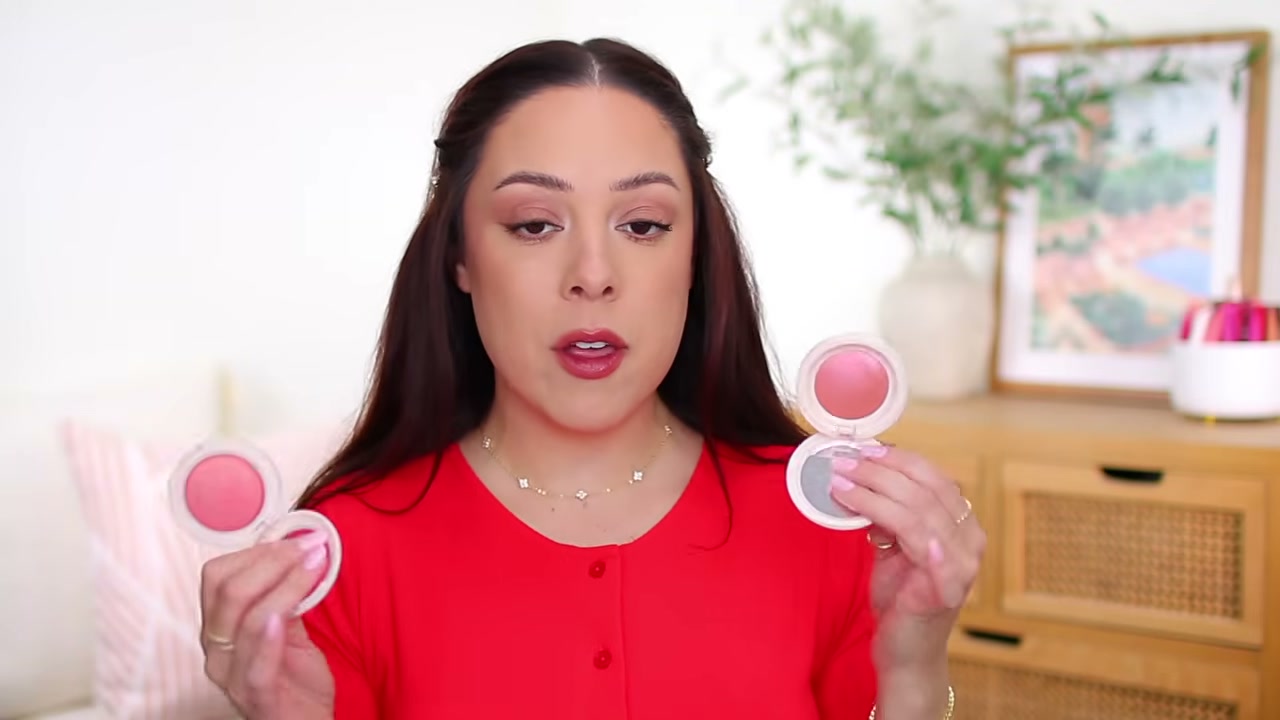 @andreamatillano reviewing Catrice Soft Glam Baked Blush at 18:55 in a YouTube Shorts video