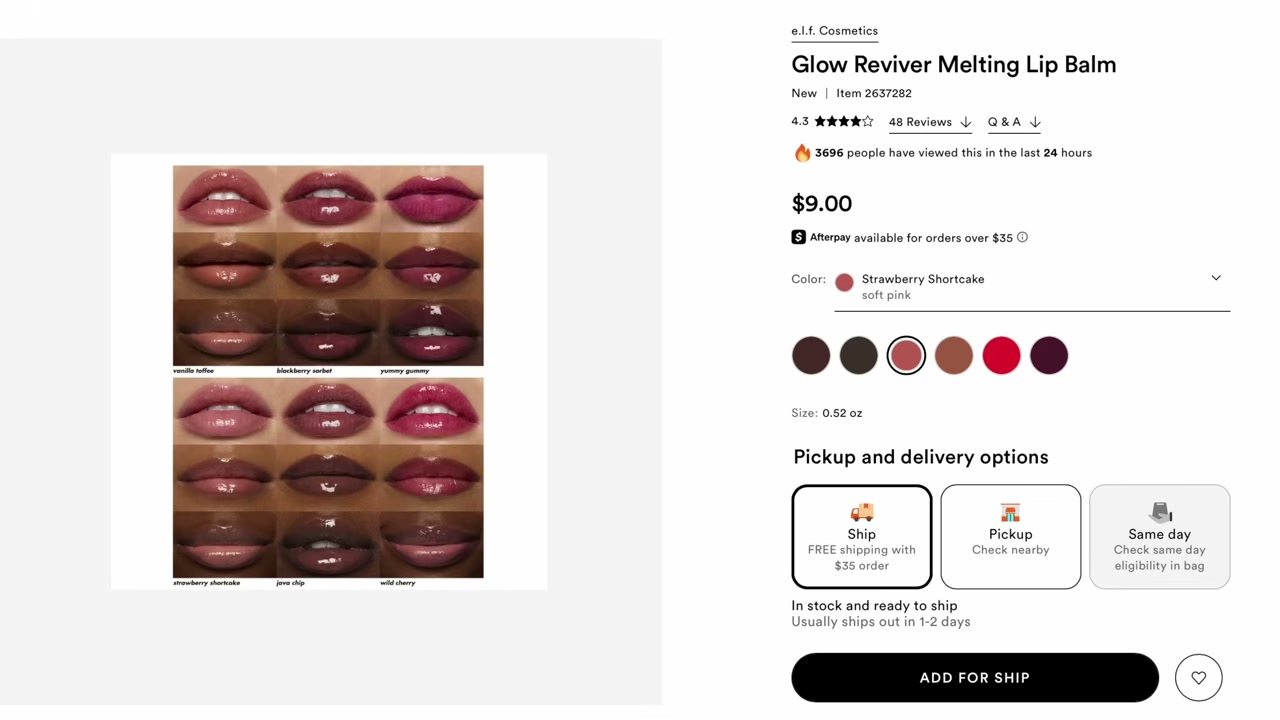 Glow Reviver Melting Tinted Lip Balm