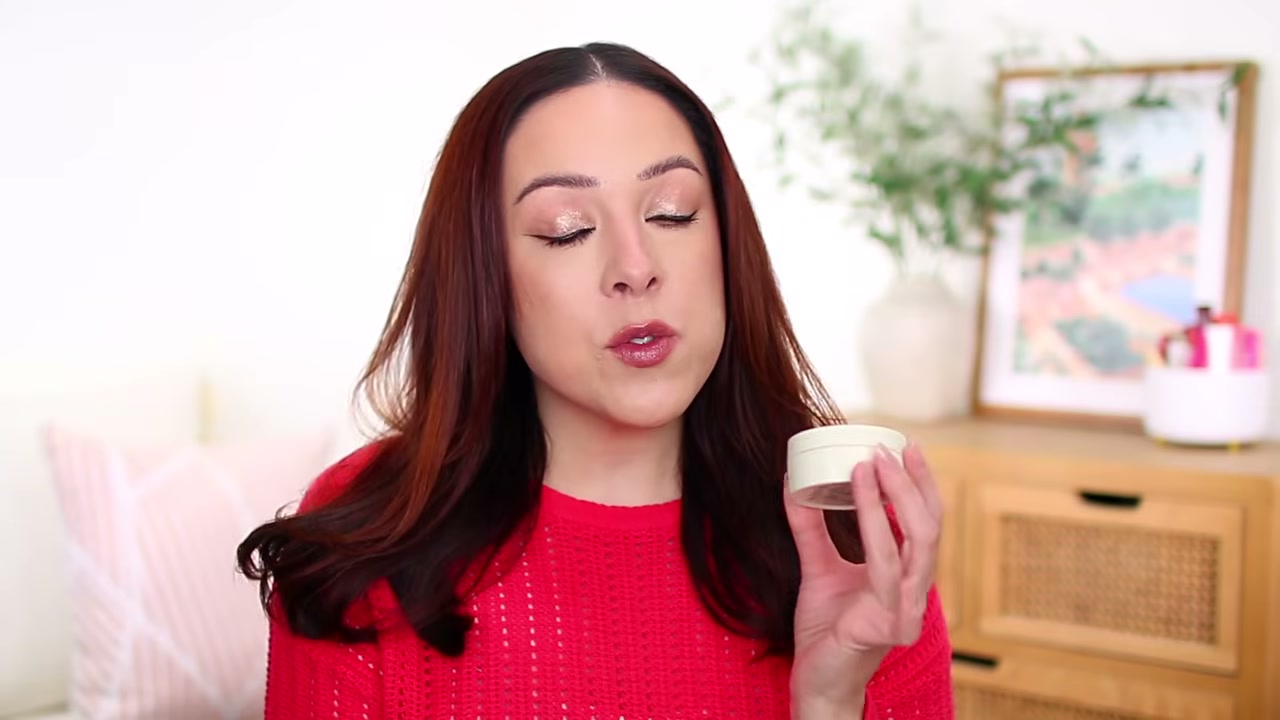 @andreamatillano reviewing HALEYS Beauty Re-Touch Talc-Free Loose Setting Powder at 24:01 in a YouTube Shorts video