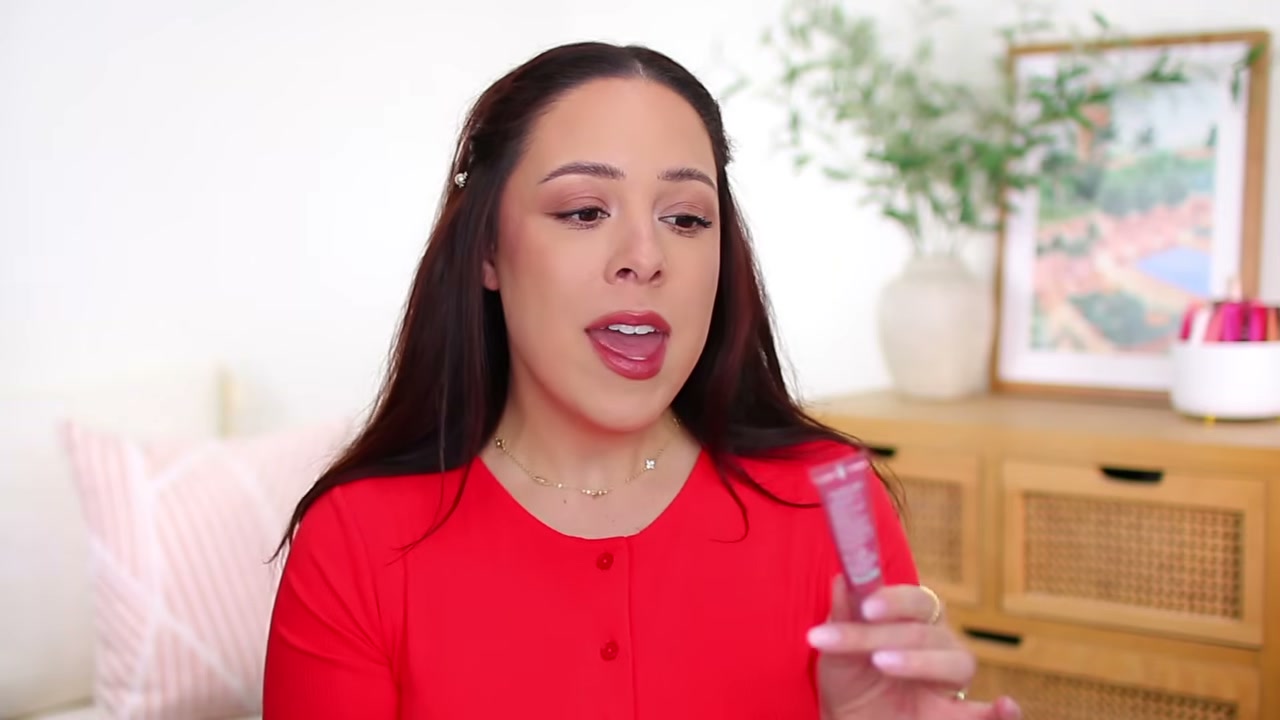 @andreamatillano reviewing Milani Cheek Kiss Liquid Blush + Glow at 17:21 in a YouTube Shorts video
