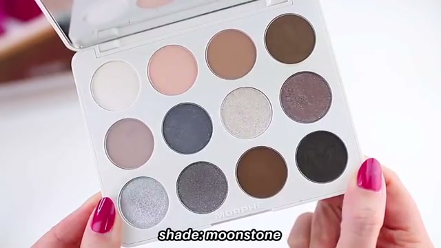 @andreamatillano reviewing Morphe ChromaPlus 12-Pan Eyeshadow Palette at 20:04 in a YouTube Shorts video