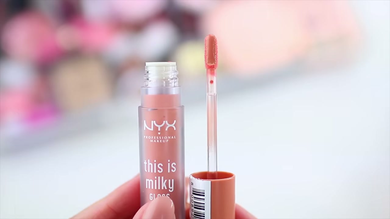 @andreamatillano reviewing NYX This is Milky Gloss Hydrating Lip Gloss at 34:32 in a YouTube Shorts video