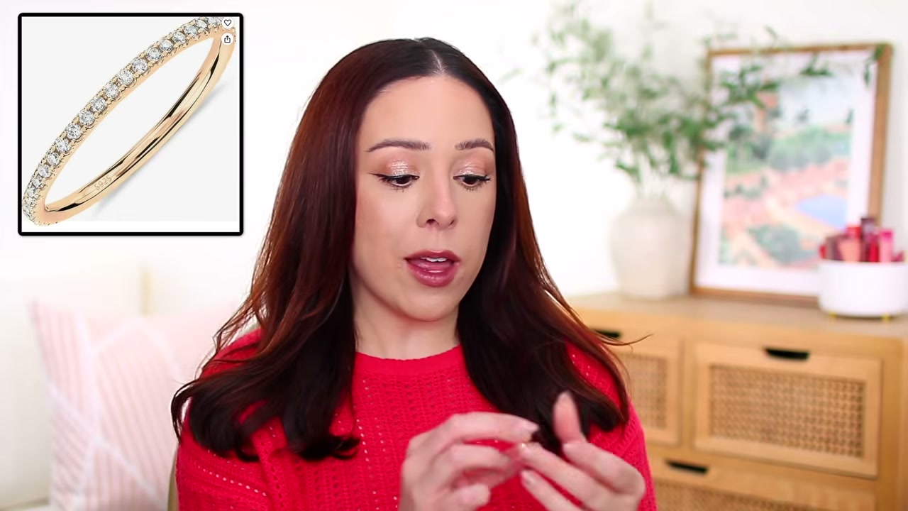 @andreamatillano reviewing Pavoi Gold Eternity Band at 30:36 in a YouTube Shorts video