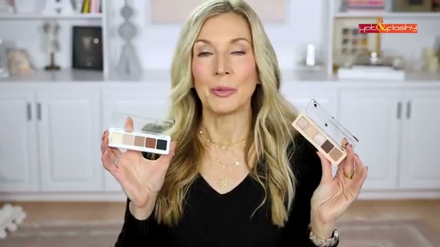 @angiehotandflashy reviewing Natasha Denona Mini Eye Sculpt Eyeshadow Palette at 11:15 in a YouTube Shorts video