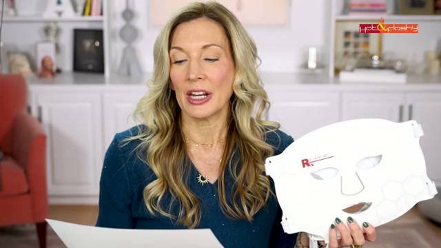 @angiehotandflashy reviewing Rajani MD Plasmaglo Mask at 13:10 in a YouTube Shorts video