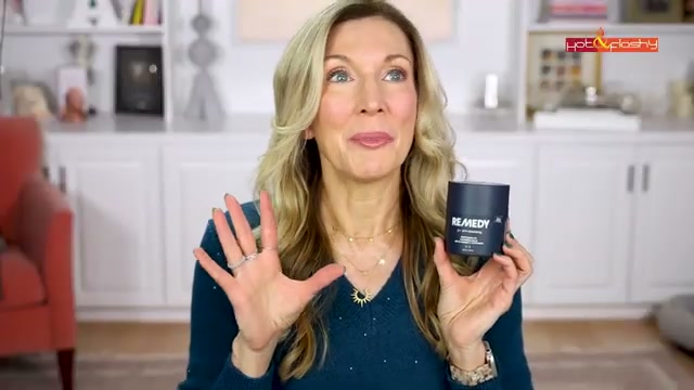 @angiehotandflashy reviewing Remedy Derm Dissolve Cleansing Balm at 18:12 in a YouTube Shorts video