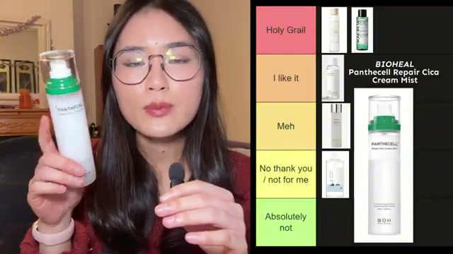 avatarling mentioning BIOHEAL BOH PANTHECELL Repair Cica Cream Mist at 17:54 in their YouTube video