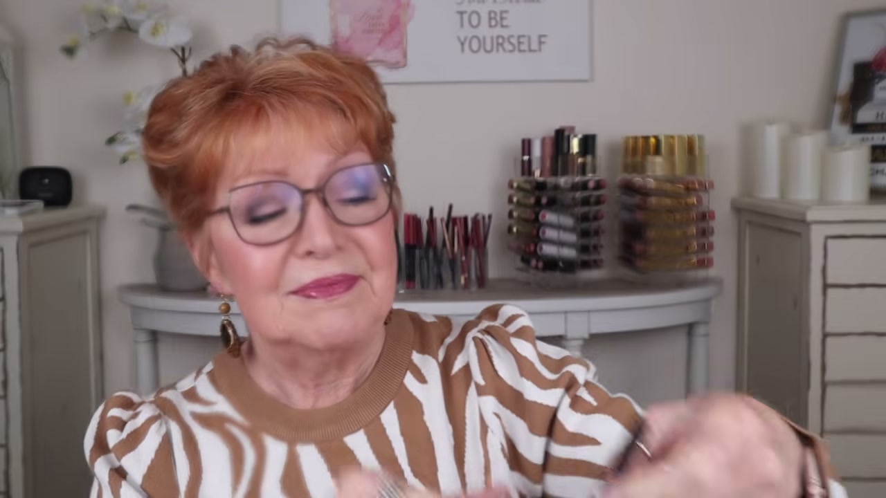 @beautyover70withlea reviewing Flower Beauty Forever Eyeliner at 17:33 in a YouTube Shorts video