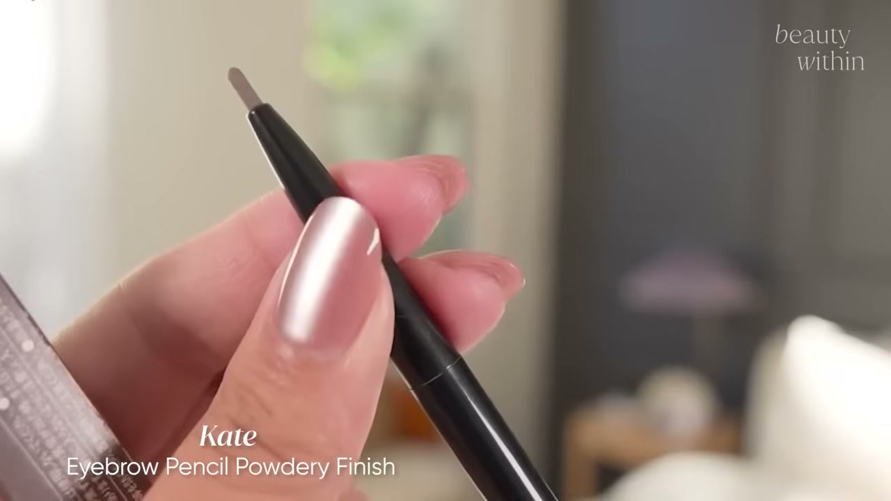 @beautywithin reviewing Kanebo Kate Eyebrow Pencil Powdery Finish at 06:10 in a YouTube Shorts video