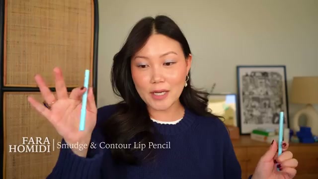 @bekah_sun reviewing Farohi Lip Liner at 37:57 in a YouTube Shorts video