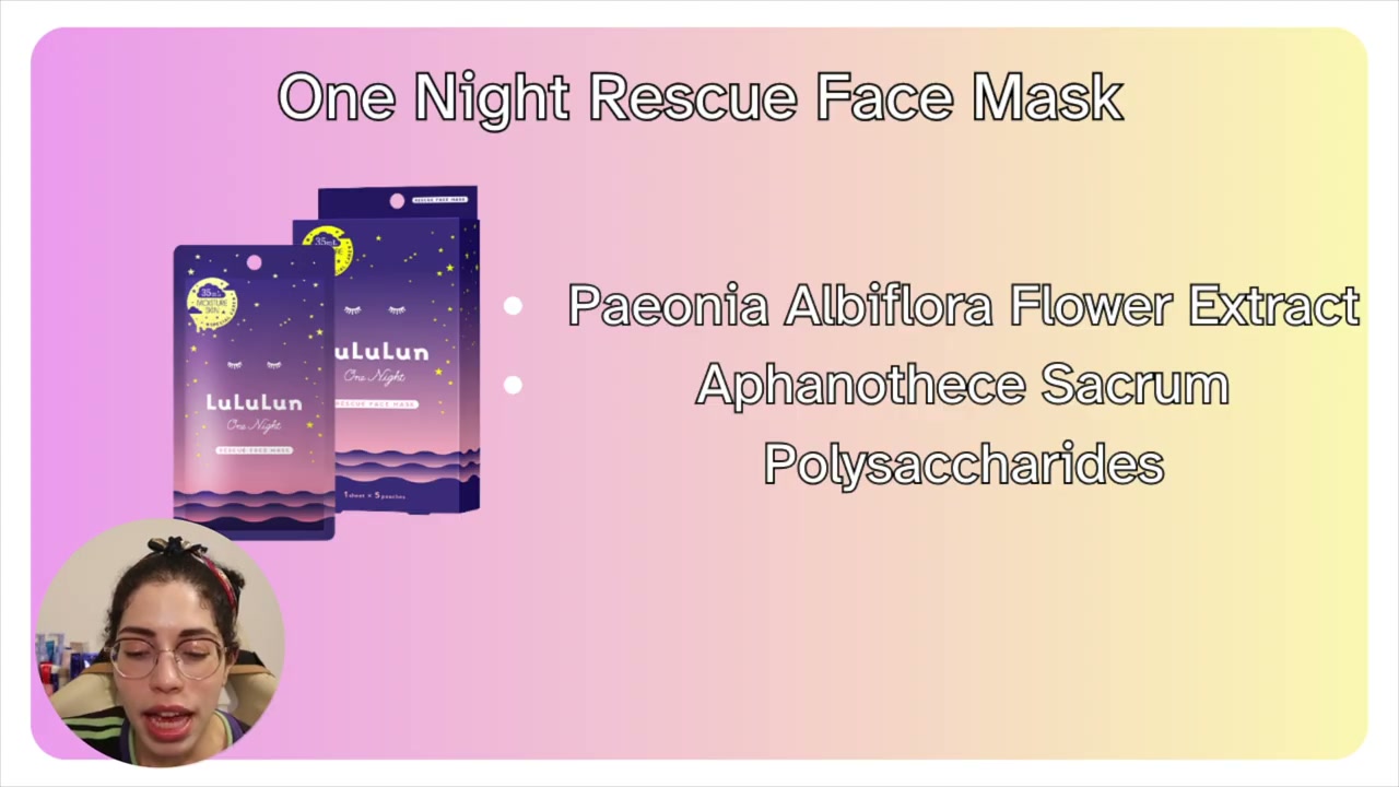One Night Rescue Face Mask