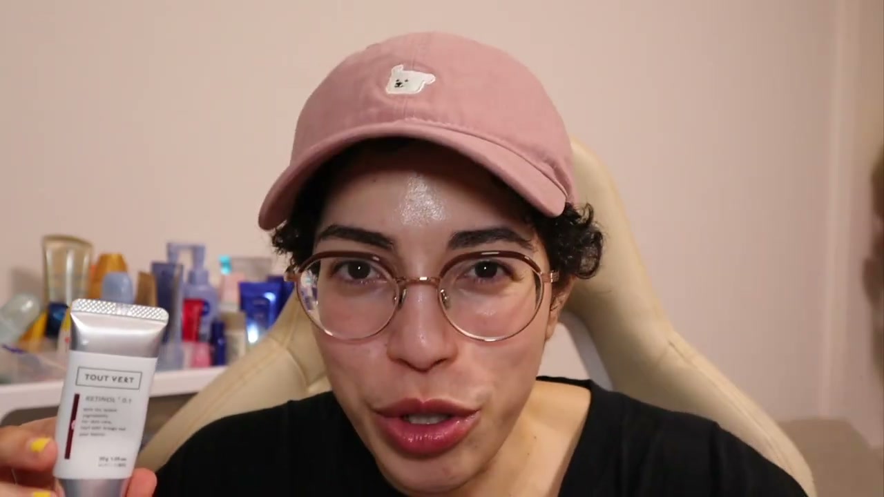 @beyobestbeauty reviewing Two Bear Retinol Serum at 33:04 in a YouTube Shorts video
