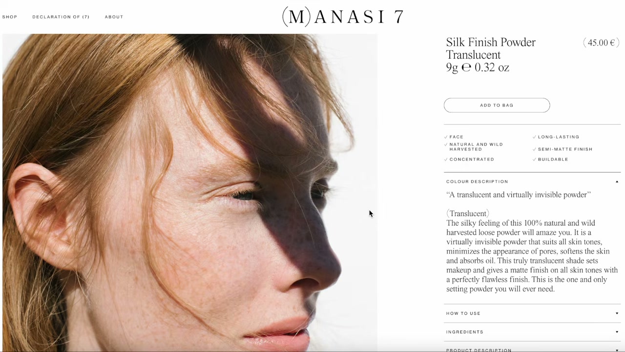 Silk Finish Powder