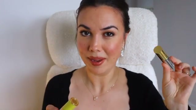@bornblushing reviewing Yves Saint Laurent Loveshine Lipstick at 03:34 in a YouTube Shorts video