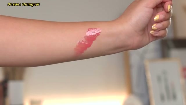 @bykristinastudio reviewing Hung Vanngo Beauty Lip Hue Lip Shine at 28:38 in a YouTube Shorts video