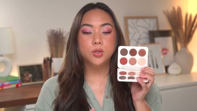 @bykristinastudio reviewing Morphe Chromaplus Eyeshadow Palette at 19:41 in a YouTube Shorts video