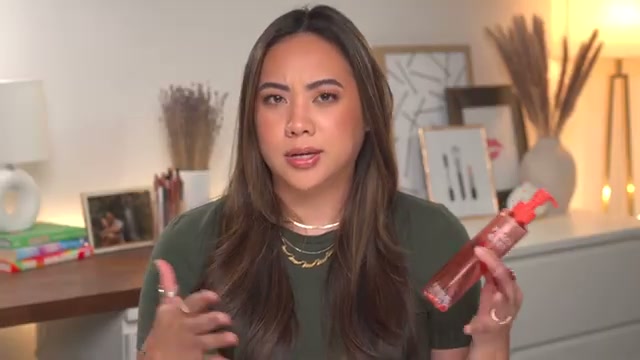 @bykristinastudio reviewing Peach & Lily Ginger Melt Oil Cleanser at 11:38 in a YouTube Shorts video