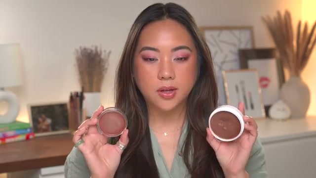 @bykristinastudio reviewing Revlon Glimmer Super Balm at 35:38 in a YouTube Shorts video