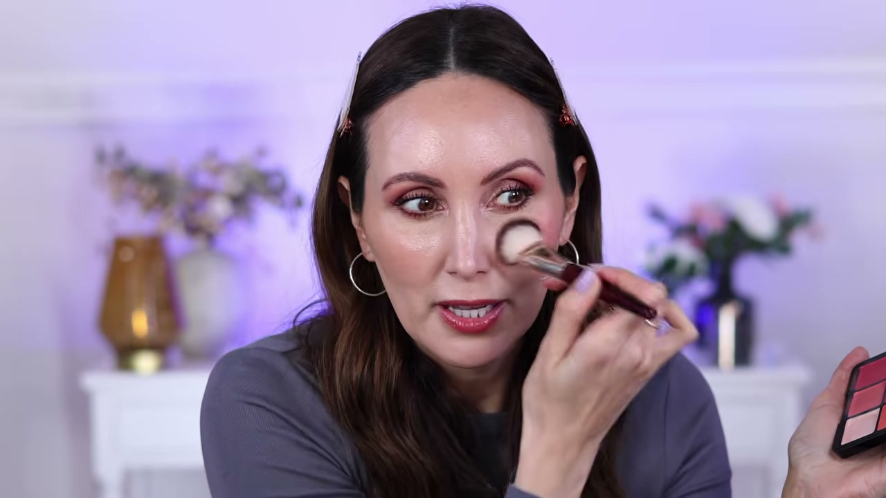 @carmelnicolebeauty reviewing Catrice Blur Balm Blush Palette at 26:01 in a YouTube Shorts video