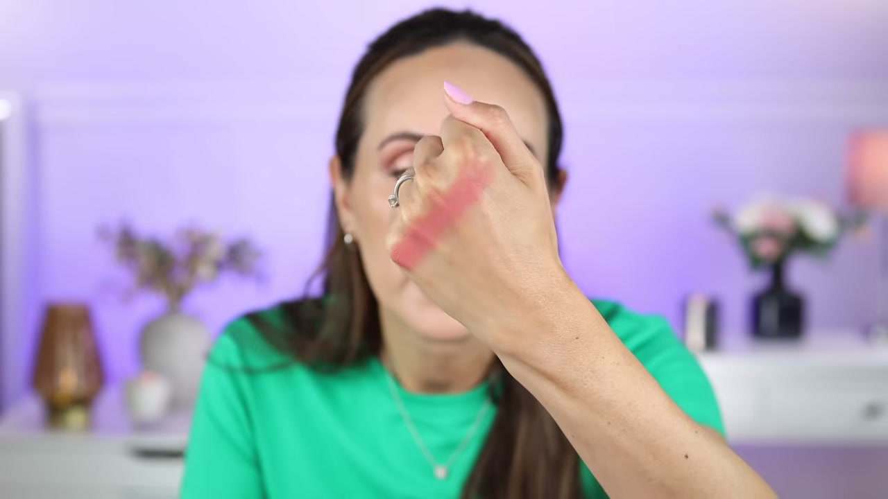 @carmelnicolebeauty reviewing Wet n Wild Mother Fluffer Cloud Blush at 24:09 in a YouTube Shorts video