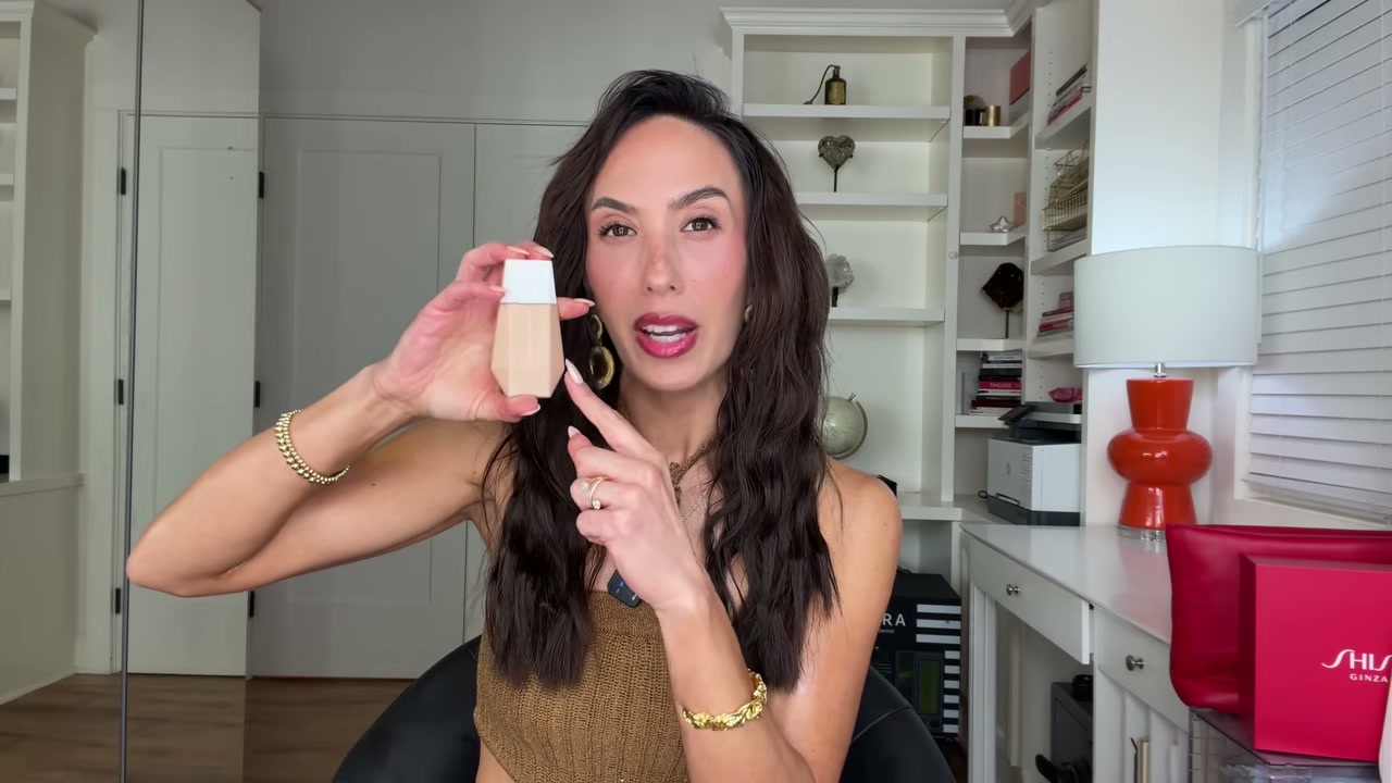@cherylburke reviewing Fenty Beauty Eaze Drop Blurring Skin Tint at 12:56 in a YouTube Shorts video