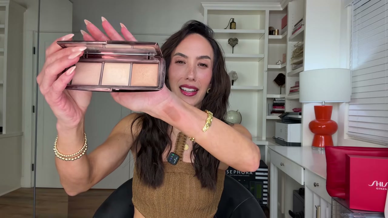 @cherylburke reviewing Hourglass Ambient Lighting Palette at 12:11 in a YouTube Shorts video