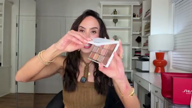 @cherylburke reviewing MAKEUP BY MARIO Ethereal Eyes Eyeshadow Palette at 17:18 in a YouTube Shorts video
