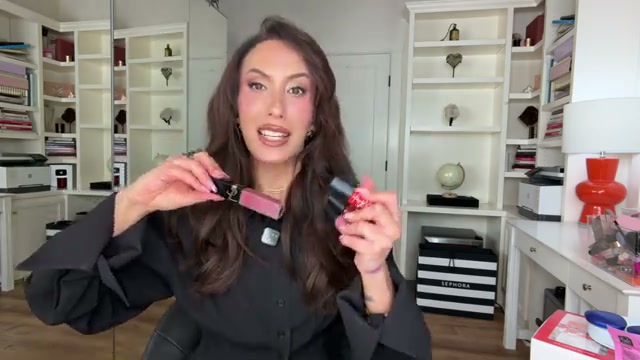 @cherylburke reviewing NARS Insatiable Longwearing Liquid Blush at 19:56 in a YouTube Shorts video