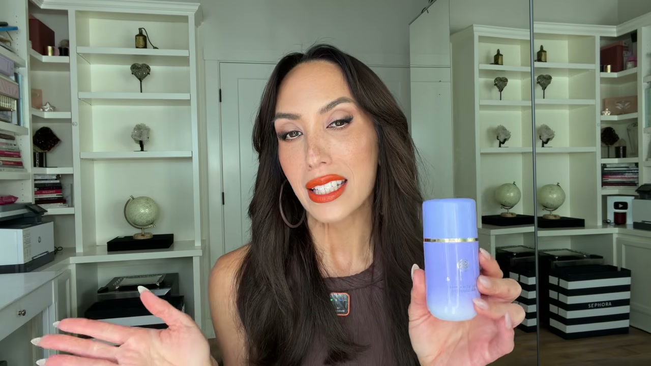 @cherylburke reviewing Tatcha The Dewy Milk Moisturizer at 13:01 in a YouTube Shorts video