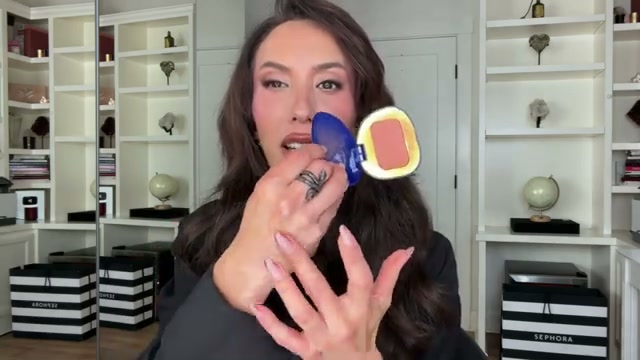 @cherylburke reviewing VIOLETTE_FR PLUME BLUSH Feather Matte Cream-to-Powder Cheek Melt at 16:37 in a YouTube Shorts video