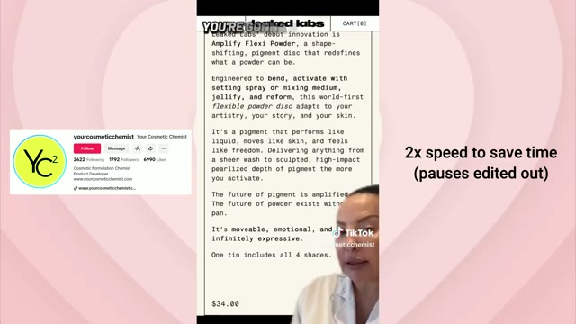 @clairekookoo reviewing Leaked Labs at 19:36 in a YouTube Shorts video