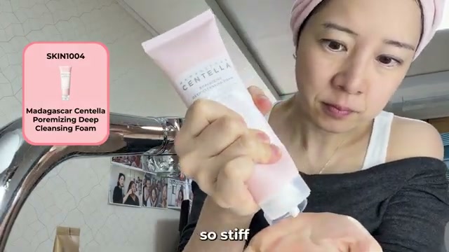 cyounginyou mentioning SKIN1004 Madagascar Centella Poremizing Deep Cleansing Foam at 08:11 in their YouTube video