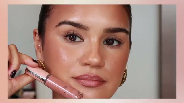 @daceycash reviewing Givenchy Rose Perfecto Shine Serum Lipstick at 26:17 in a YouTube Shorts video