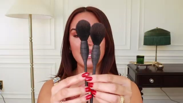 @daceycash reviewing NARS Yachiyo Kabuki Brush at 25:19 in a YouTube Shorts video