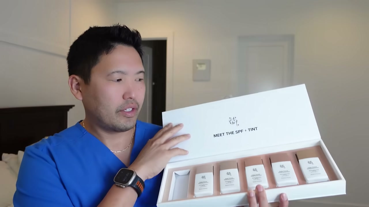 @danielsugaimd reviewing Neutrogena Mineral UV Tint at 08:31 in a YouTube Shorts video