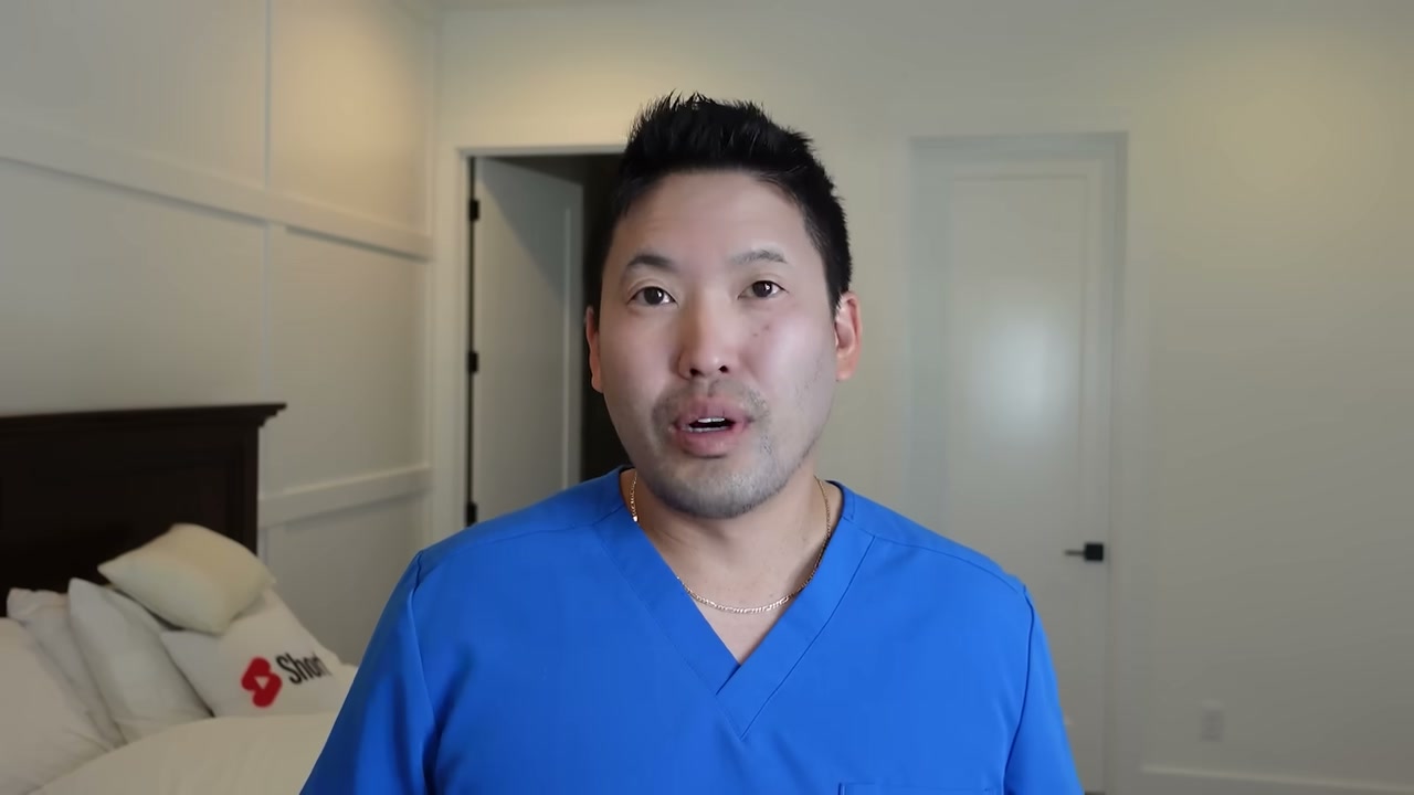 @danielsugaimd reviewing Neutrogena Ultra Sheer Sunscreen Stick SPF 50 at 10:19 in a YouTube Shorts video