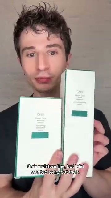@dermangelo reviewing Oribe Eternal Curls Moisturizing Shampoo at 00:28 in a YouTube Shorts video
