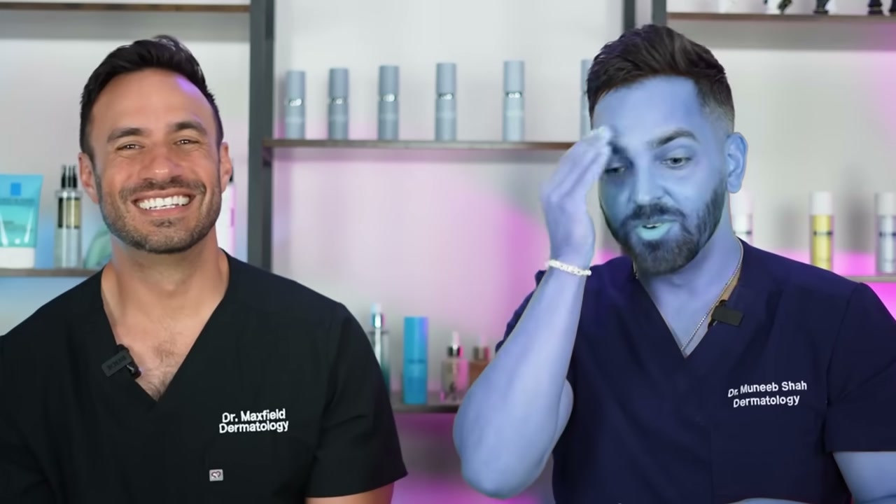 @doctorly reviewing Allies of Skin Copper Tripeptide and Ectoin Advanced Repair Serum at 10:44 in a YouTube Shorts video