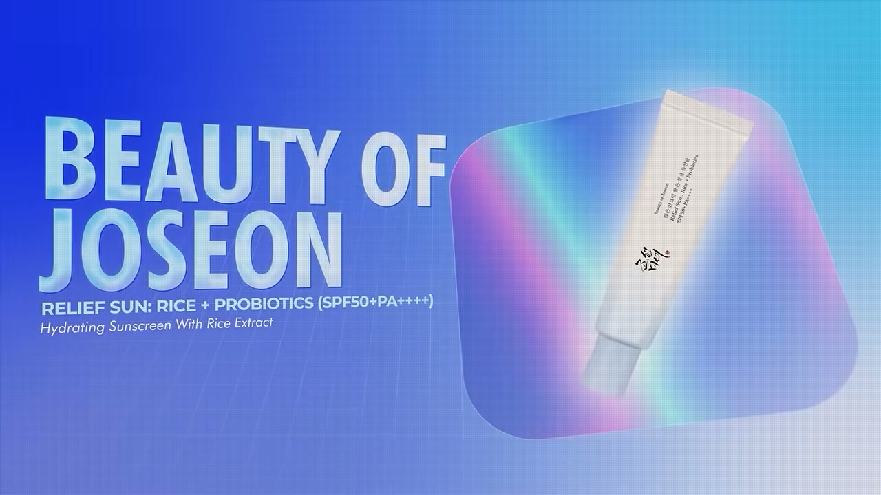 @doctorly reviewing Beauty of Joseon Rice and Probiotics Face Sunscreen at 12:13 in a YouTube Shorts video