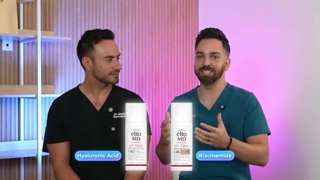doctorly mentioning EltaMD UV Daily Broad Spectrum SPF 40 Face Sunscreen at 02:36 in their YouTube video