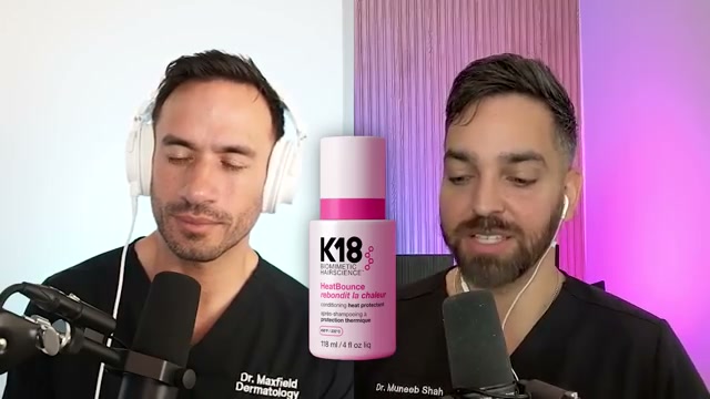 doctorly mentioning K18 K18 Heatbounce Conditioning Heat Protectant at 22:19 in their YouTube video