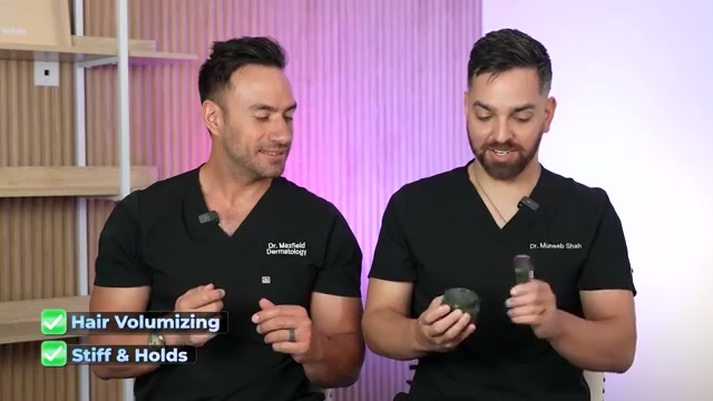 @doctorly reviewing KAHF Matte Dapper Water-Based Pomade at 11:39 in a YouTube Shorts video
