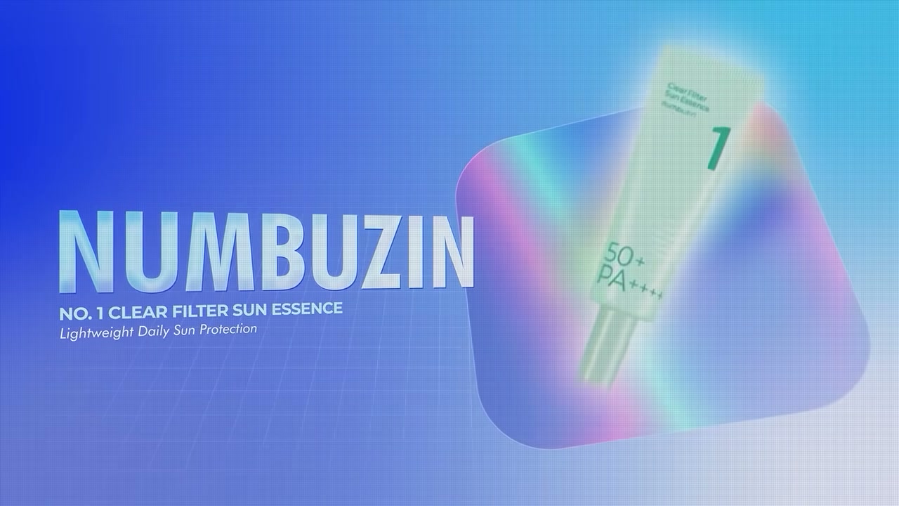 @doctorly reviewing numbuzin No.1 Clear Filter Sun Essence SPF 50 at 09:43 in a YouTube Shorts video