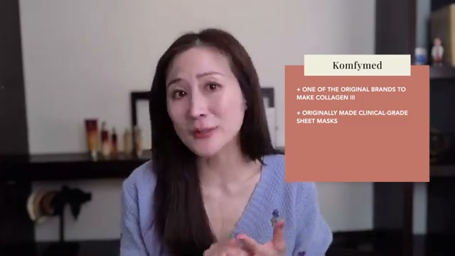 @dr.jennyliu reviewing Komfymed Recombinant Collagen Dressing Face Mask at 20:42 in a YouTube Shorts video