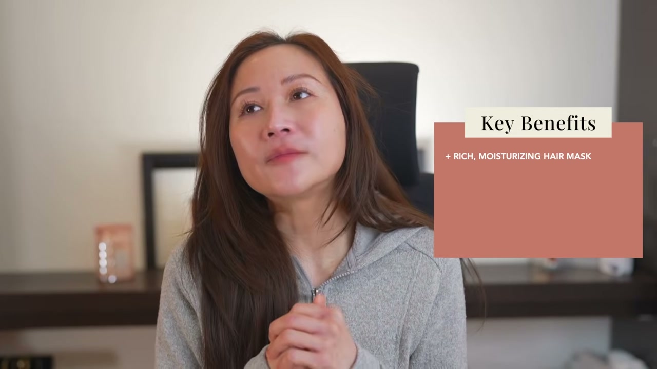 @dr.jennyliu reviewing Olaplex Rich Moisture Hydration and Anti-Frizz Hair Mask at 12:29 in a YouTube Shorts video
