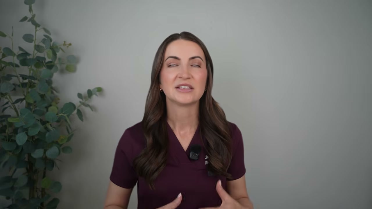 @draleksandrabrown reviewing OGX Bond Protein Repair 450°F Heat Protect Spray at 10:43 in a YouTube Shorts video