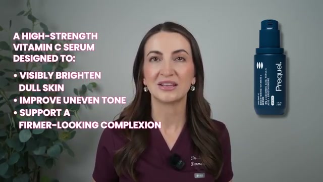 @draleksandrabrown reviewing Prequel Lucent-C at 05:13 in a YouTube Shorts video