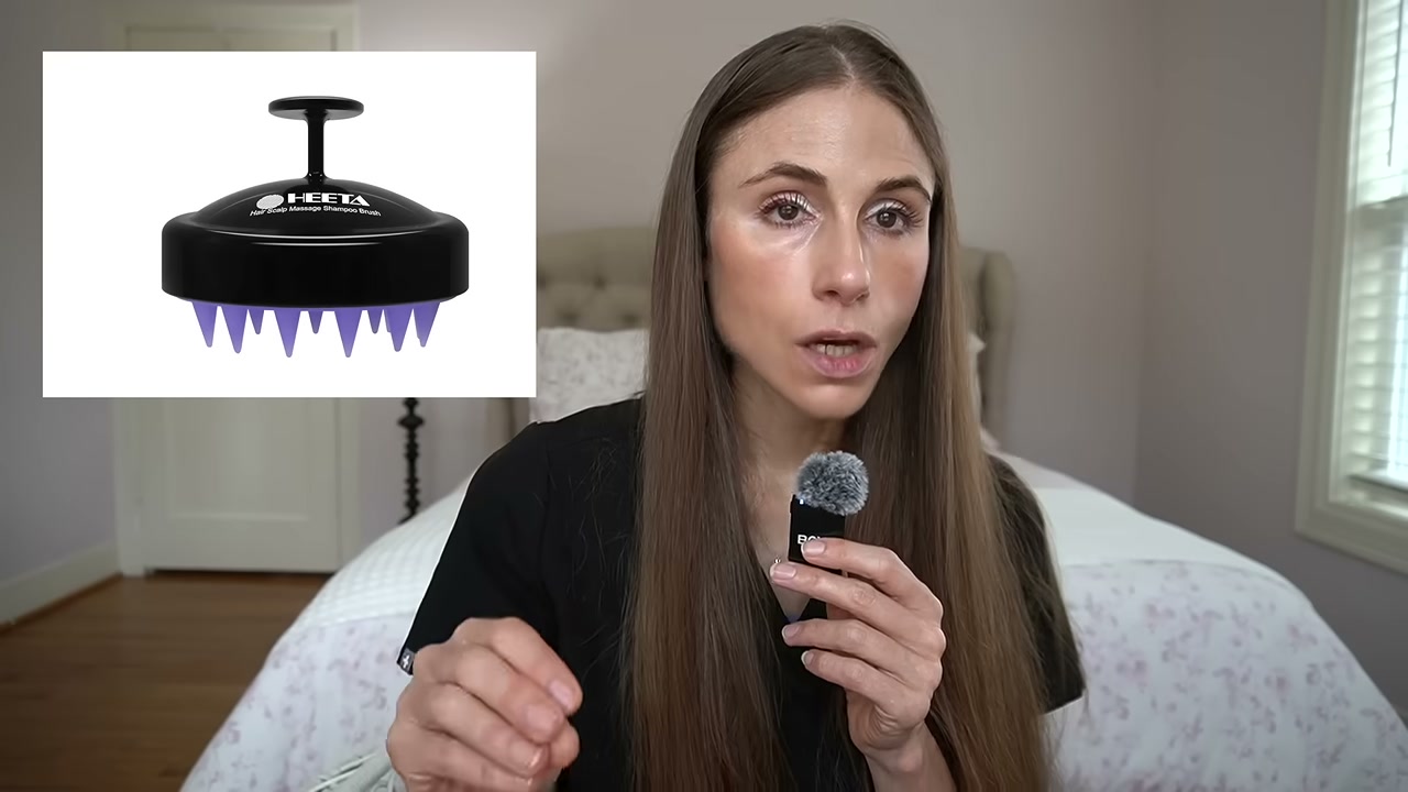 @drdrayzday reviewing HEETA Scalp Massager at 15:29 in a YouTube Shorts video