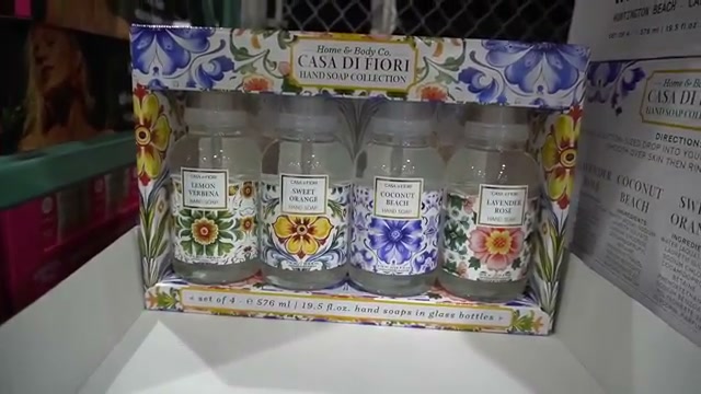 @drdrayzday reviewing Home & Body Company Casa Di Fiori Hand Soap Collection at 01:03 in a YouTube Shorts video