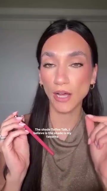 @drugstoremaven reviewing Catrice Gel Glide Long-Lasting Lip Liner at 02:22 in a YouTube Shorts video